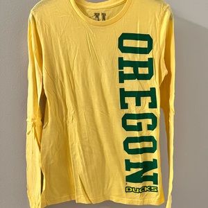 Oregon Ducks ladies L long sleeve vintage tee